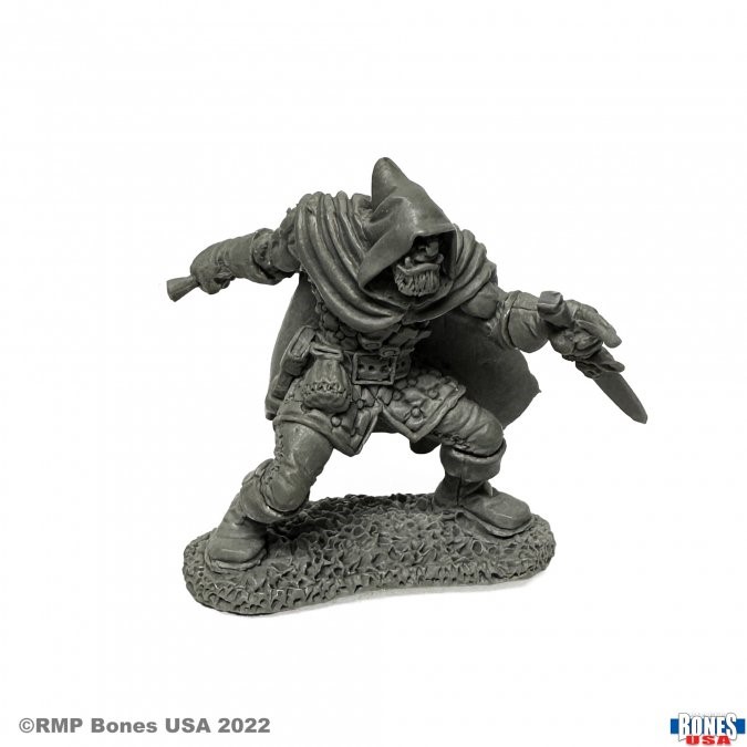Rogan, Half Orc Thief Bones Usa Reaper Miniature