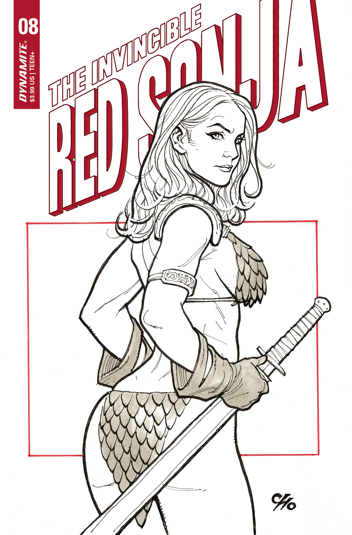 Invincible Red Sonja #8 Cover D Cho