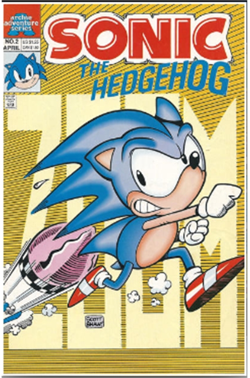 Sonic The Hedgehog (1993) #2 Vf