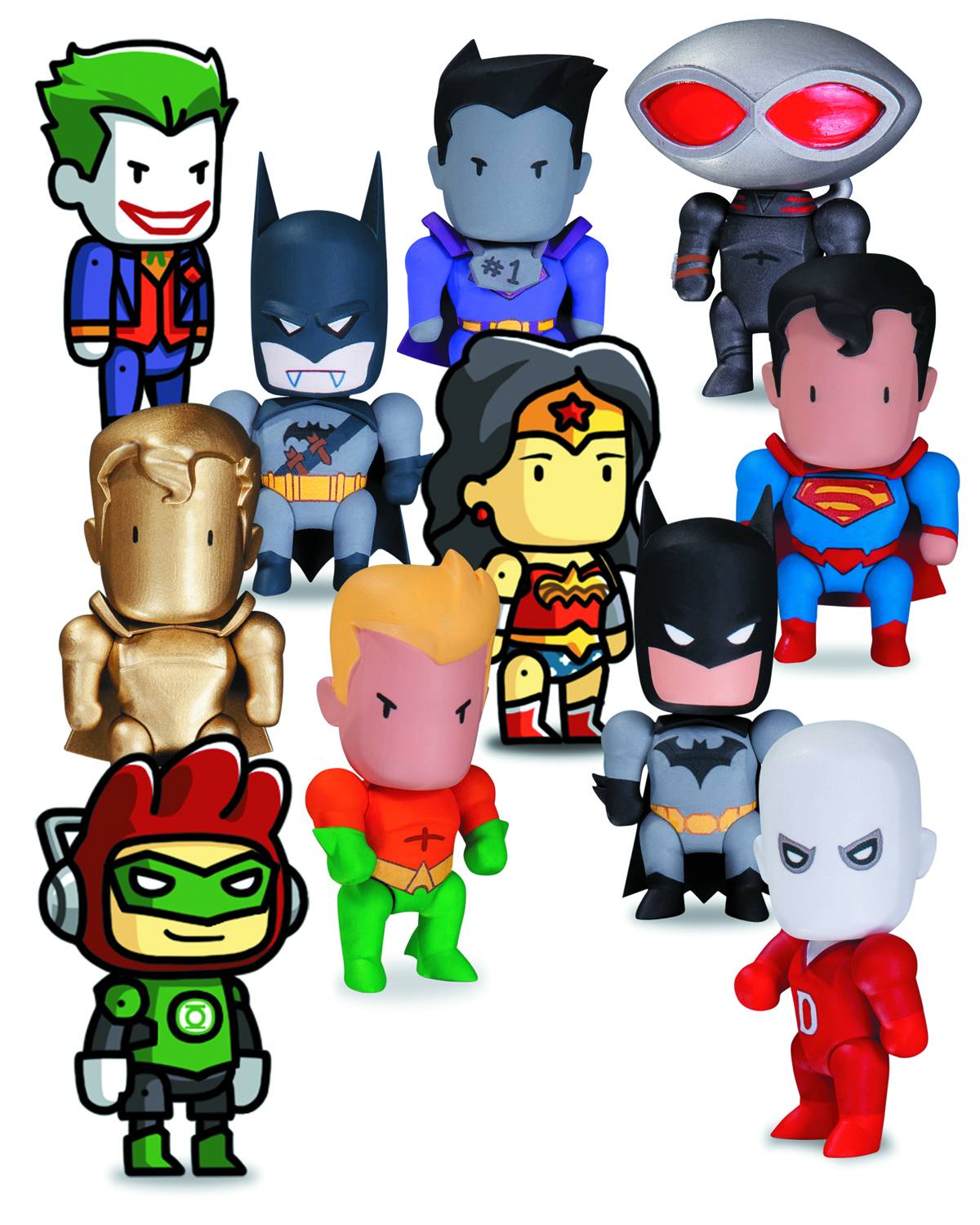 Scribblenauts Unmasked Blind Mystery Box Mini Figures Series 1