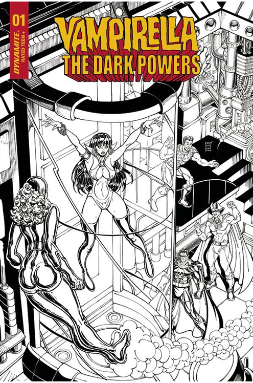 Vampirella Dark Powers #1 11 Copy Robson Black & White Last Call Incentive