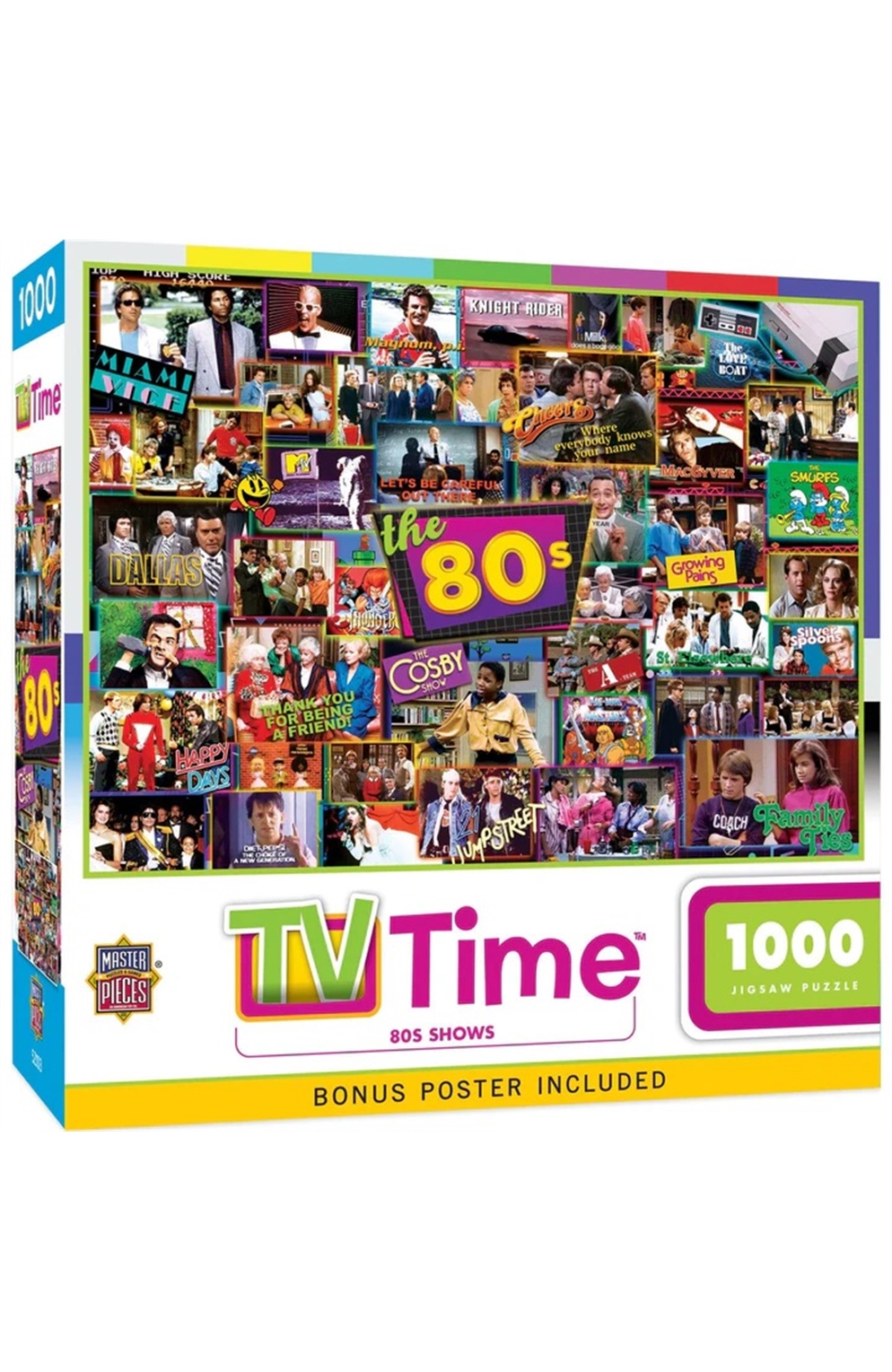 Master Pieces TV Time 80's TV Shows 1000 Piece Puzzle