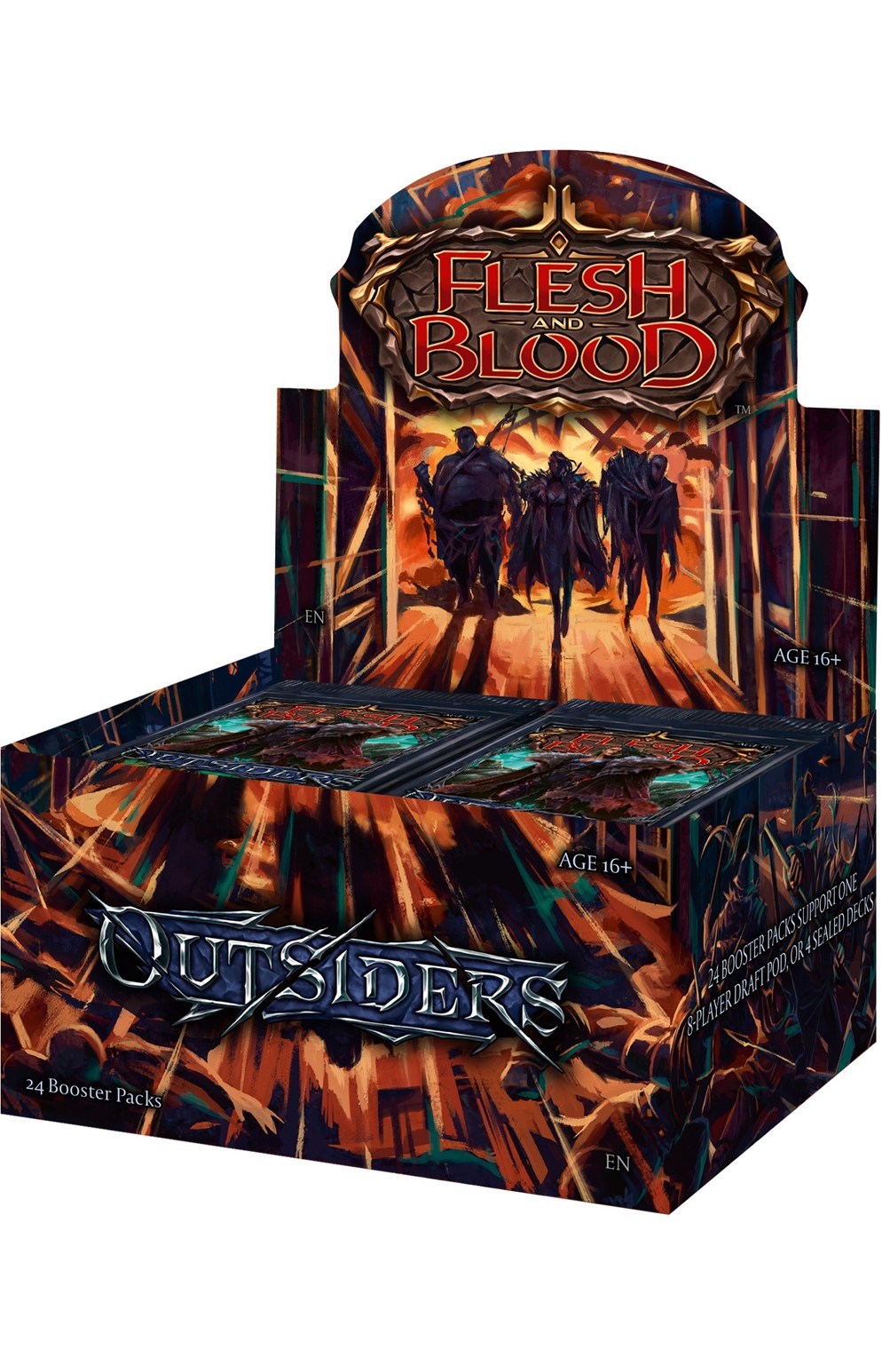 Flesh And Blood TCG: Outsiders Booster Display