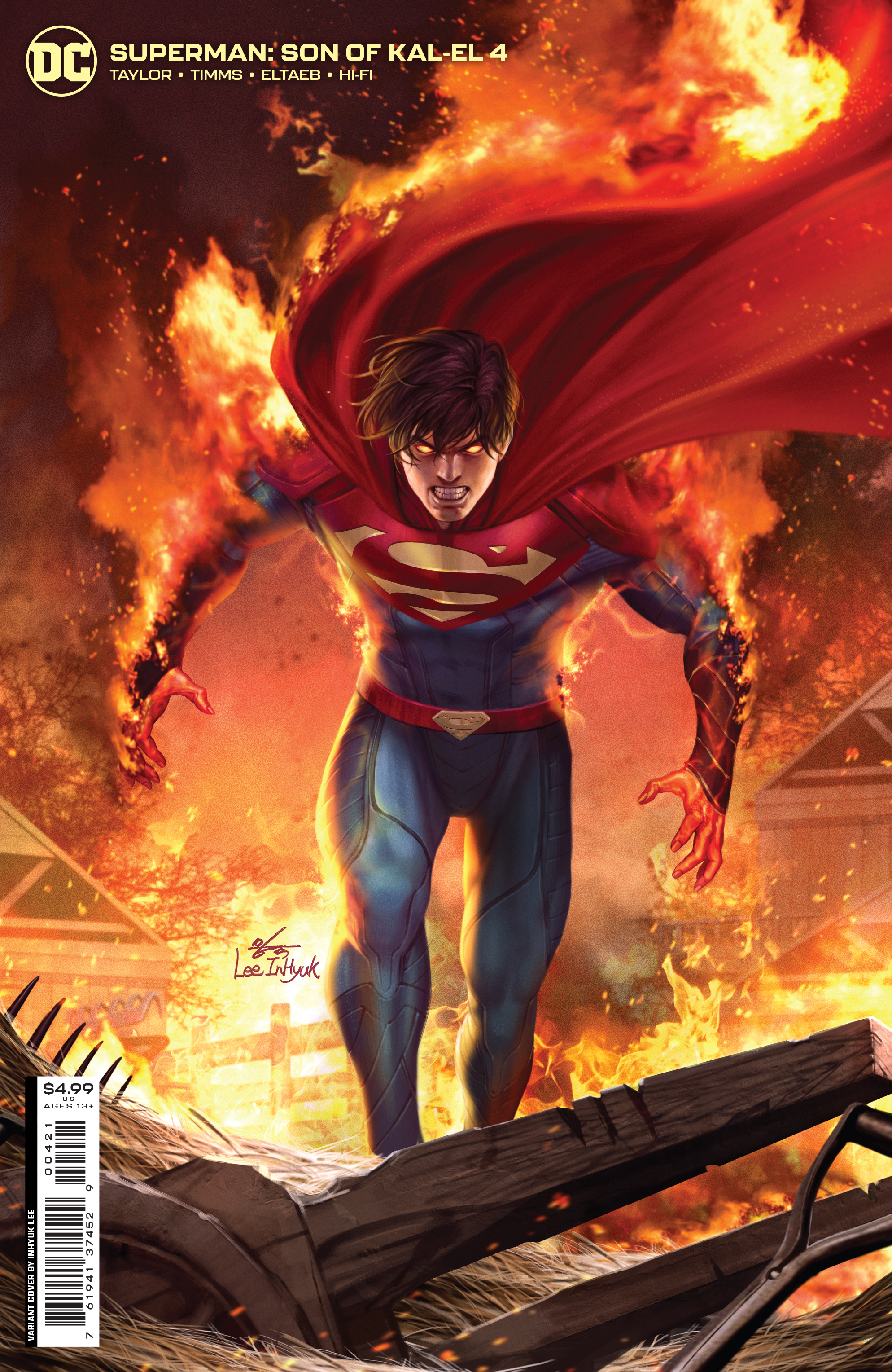 Superman Son of Kal-El #4 Cover B Inhyuk Lee Card Stock Variant