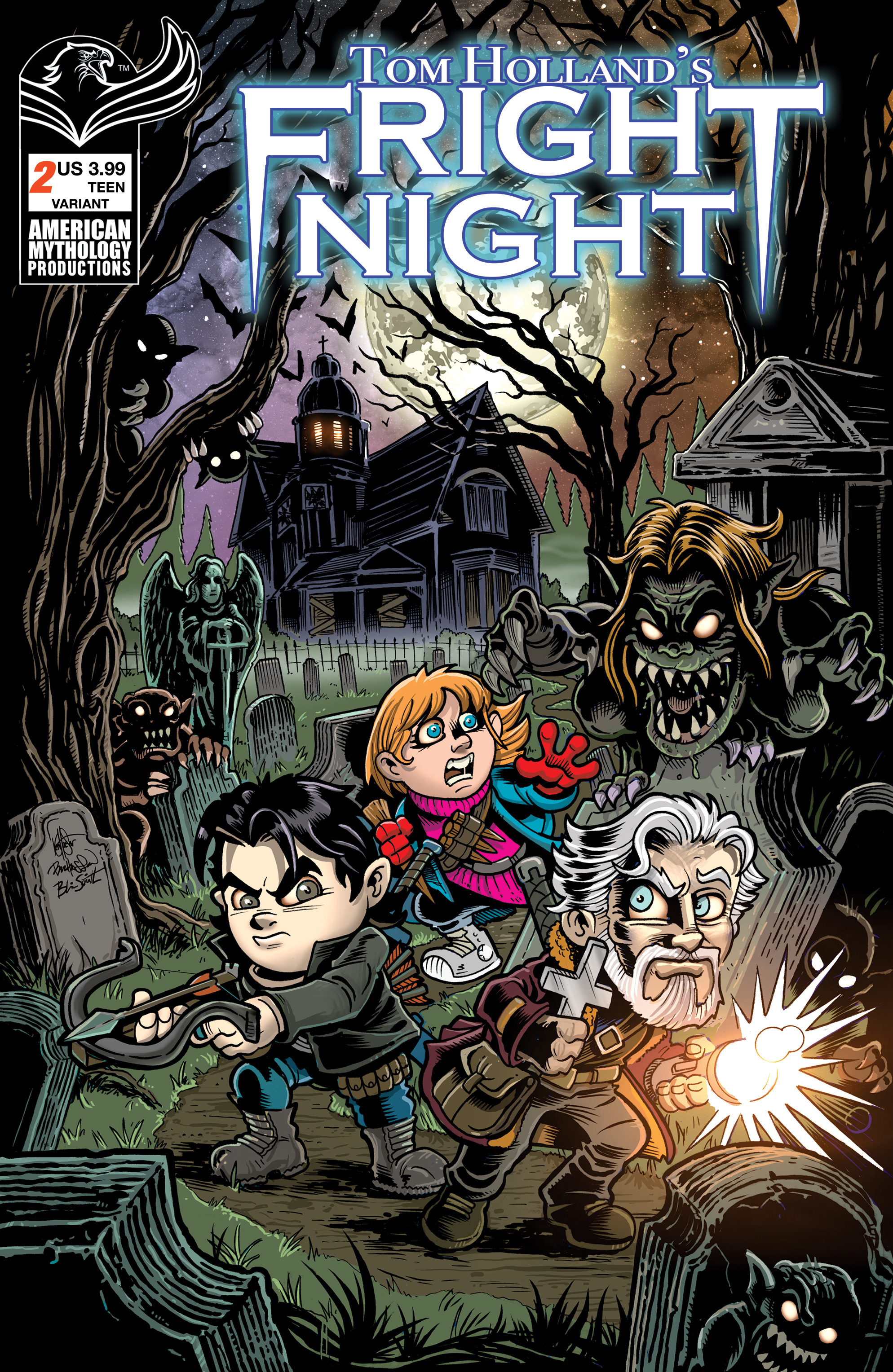 Tom Holland's Fright Night #2 Cover C Lil Vampire Hunters
