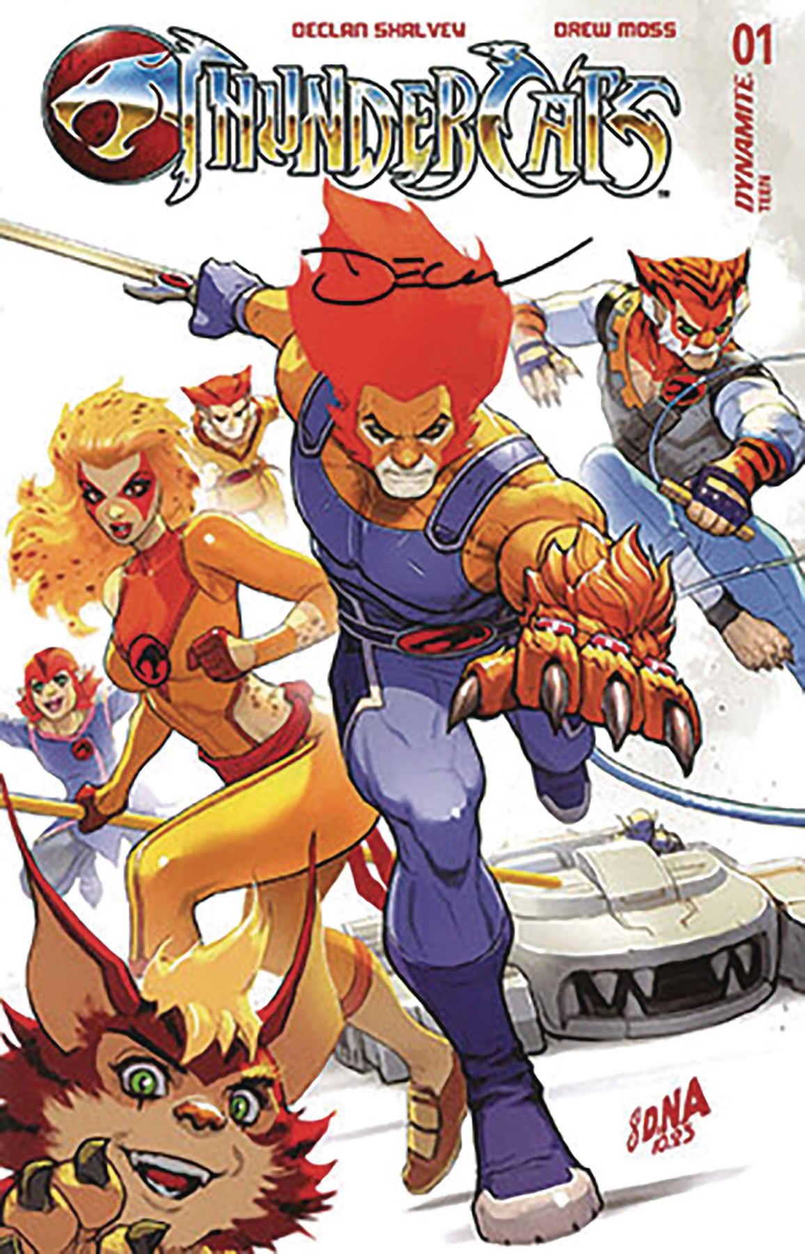 Thundercats #1 Shalvey Signed De Exclusive Variant