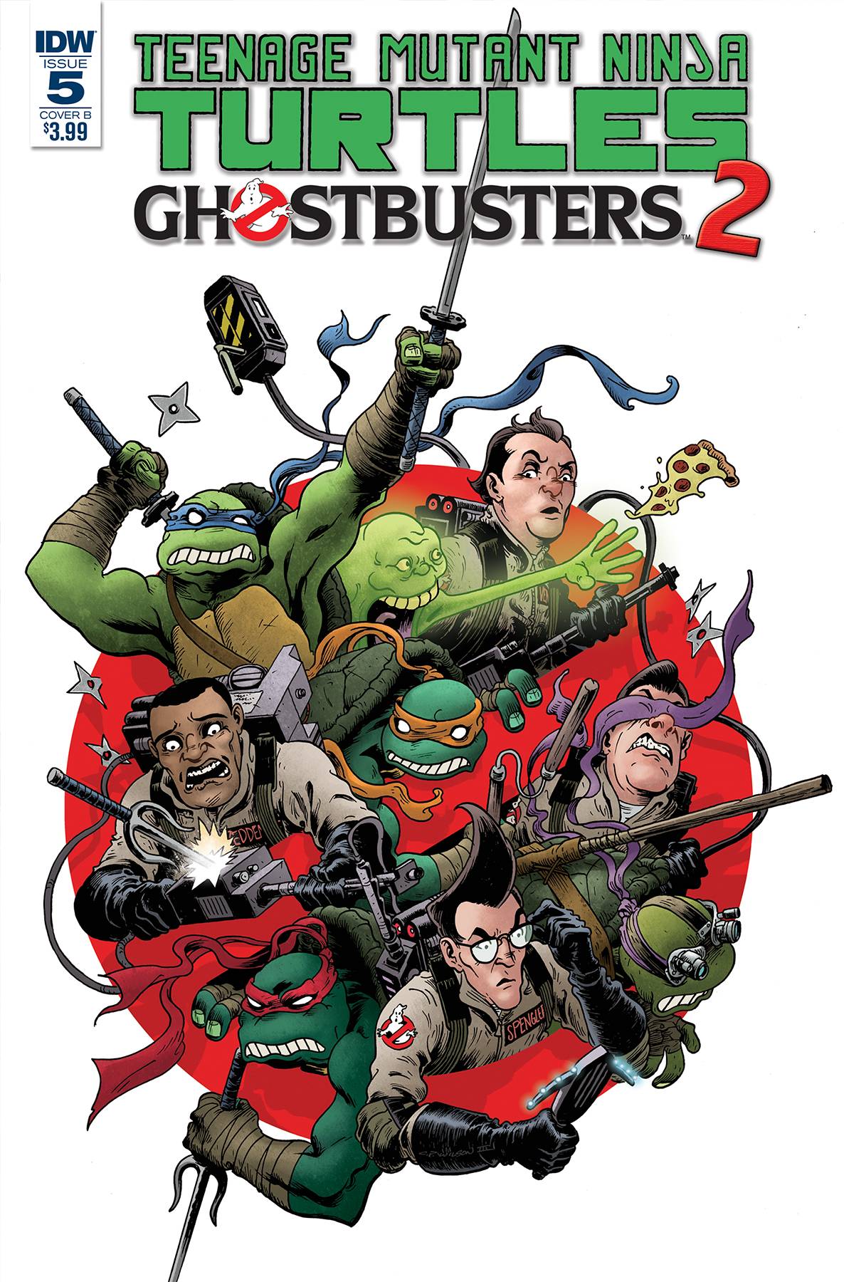 Teenage Mutant Ninja Turtles Ghostbusters II #5 Cover B Wilson III
