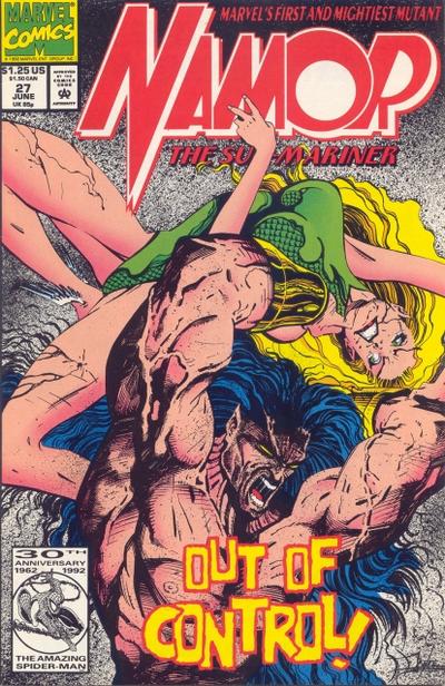 Namor, The Sub-Mariner #27 (1990)-Very Fine (7.5 – 9)