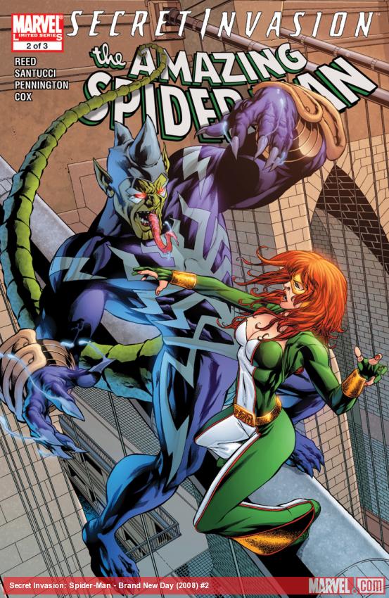 Secret Invasion Amazing Spider-Man #2 (2008)