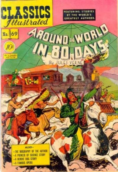 Classics Illustrated #69 Around The World In 80 Days-Good (1.8 – 3)