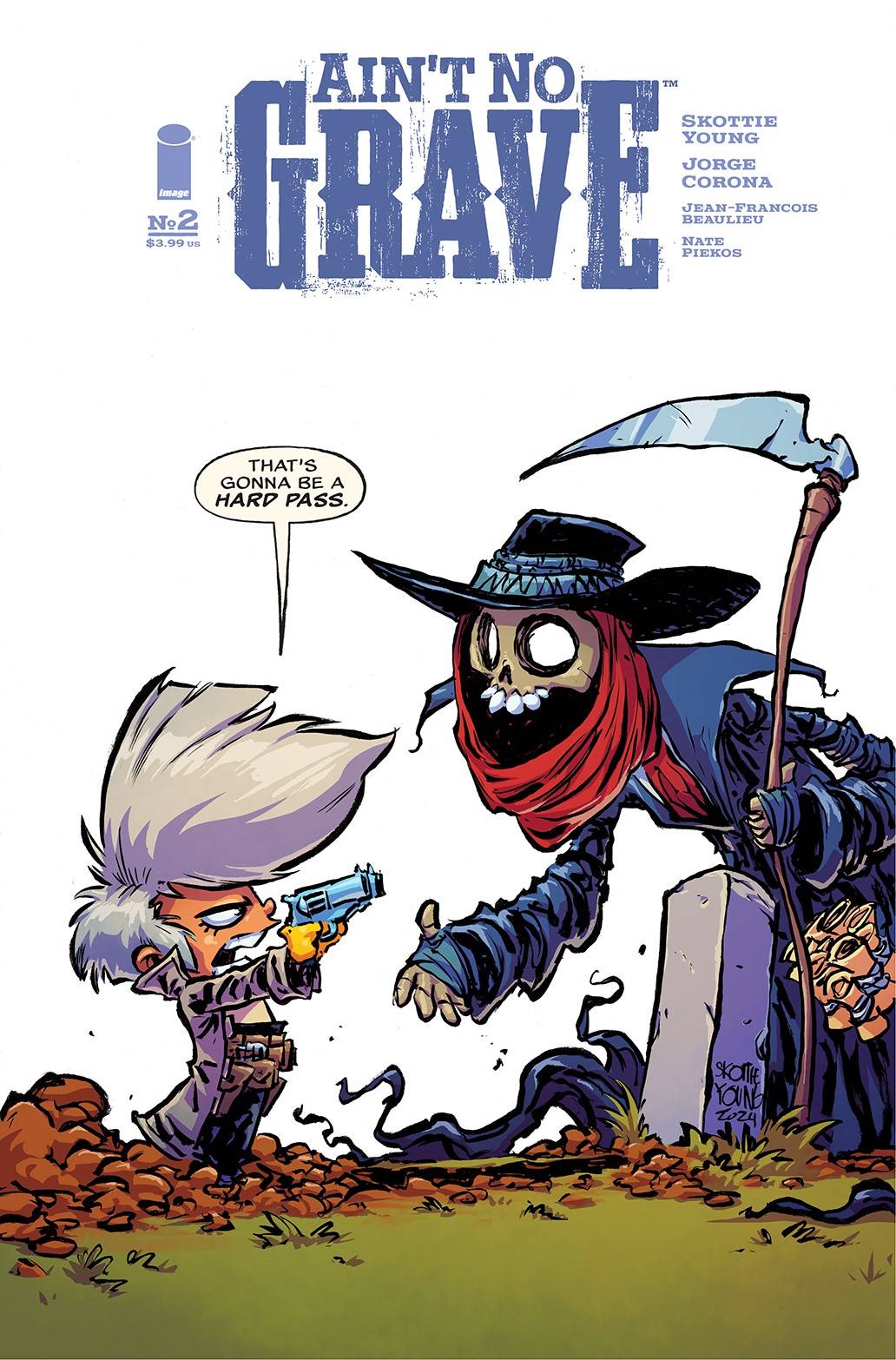 Ain't No Grave #2 (Of 5) Cover B 1 for 25 Incentive Skottie Young Variant (Mature)