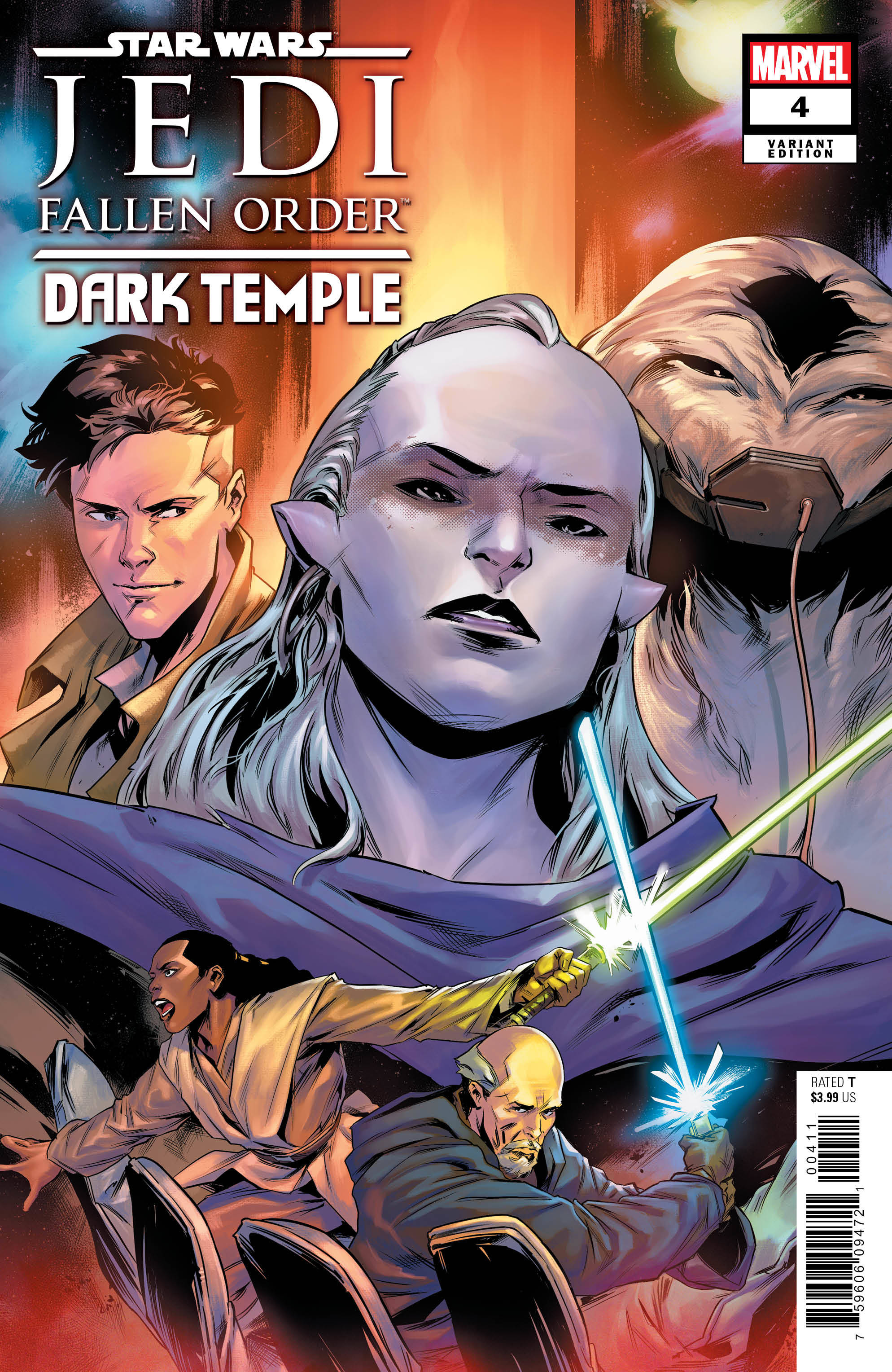 Star Wars Jedi Fallen Order Dark Temple #4 Villanelli Variant (Of 5)