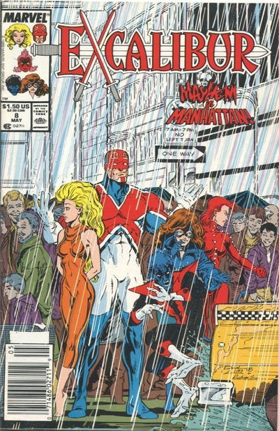 Excalibur #8 [Newsstand] - Vf-