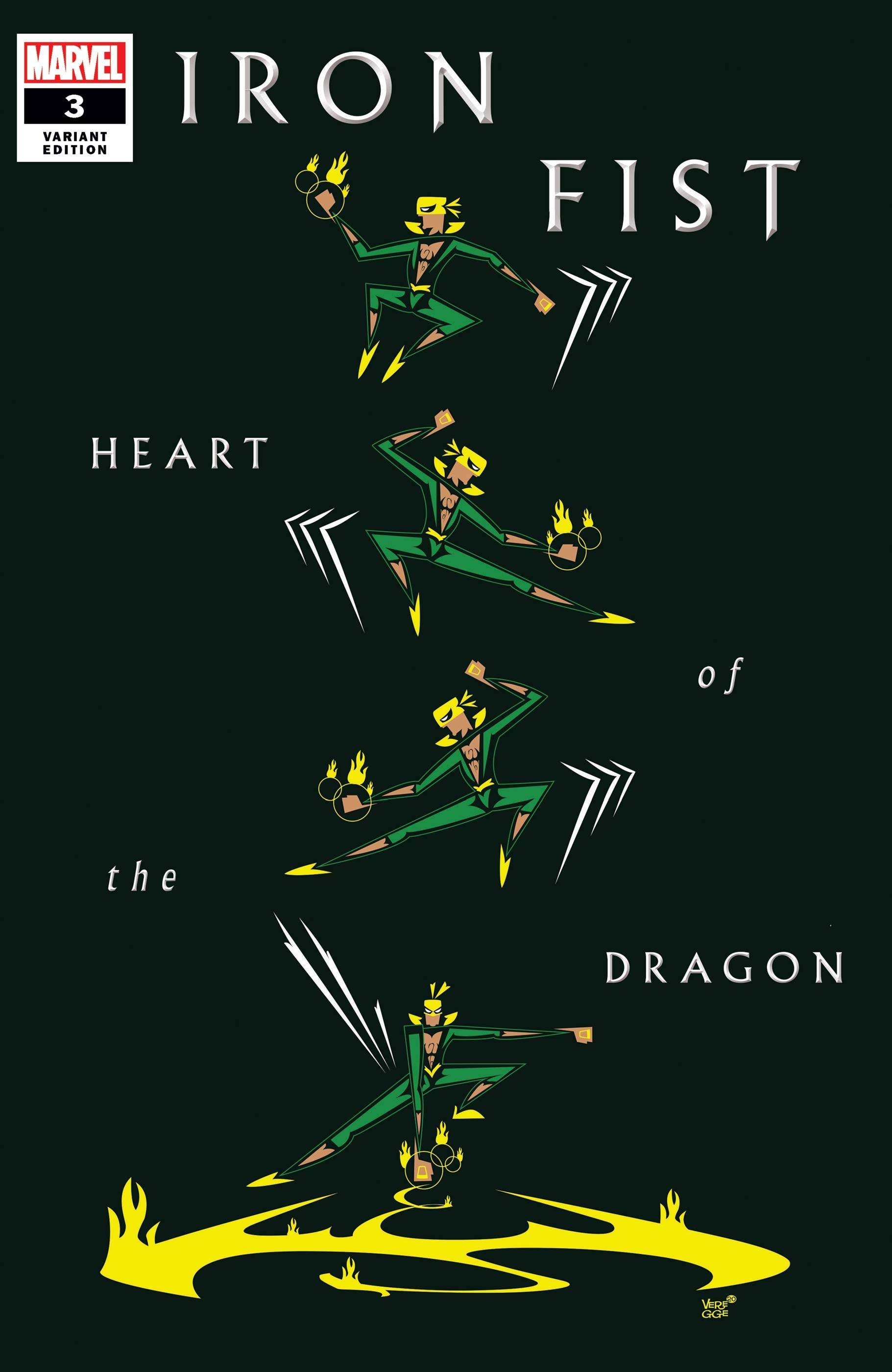 Iron Fist Heart of Dragon #3 Veregge Variant (Of 6)