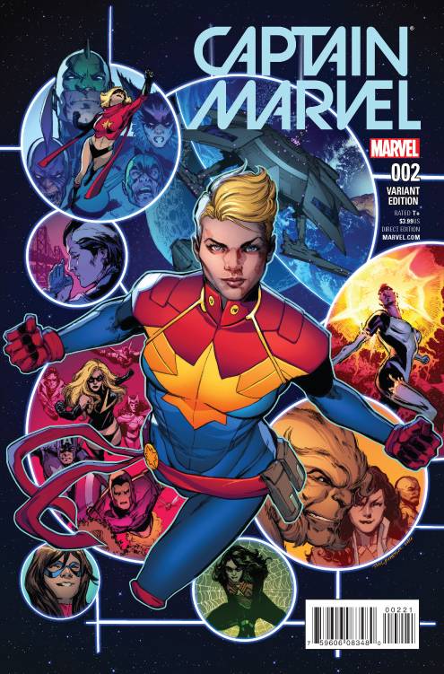 Captain Marvel #2 (Jimenez Variant) (2016)