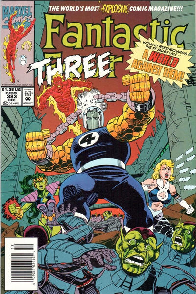 Fantastic Four #383 [Newsstand]-Fine (5.5 – 7)