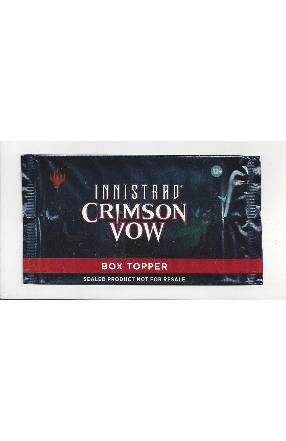 Crimson Vow Box Topper