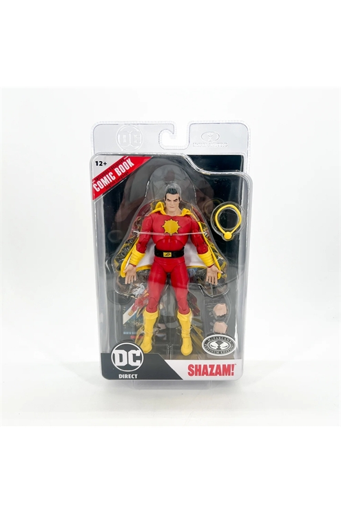 DC Page Punchers Shazam! Platinum 7-Inch Figure With Comic