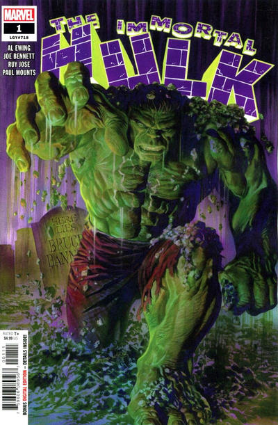 Immortal Hulk #1 [Alex Ross]-Near Mint (9.2 - 9.8)