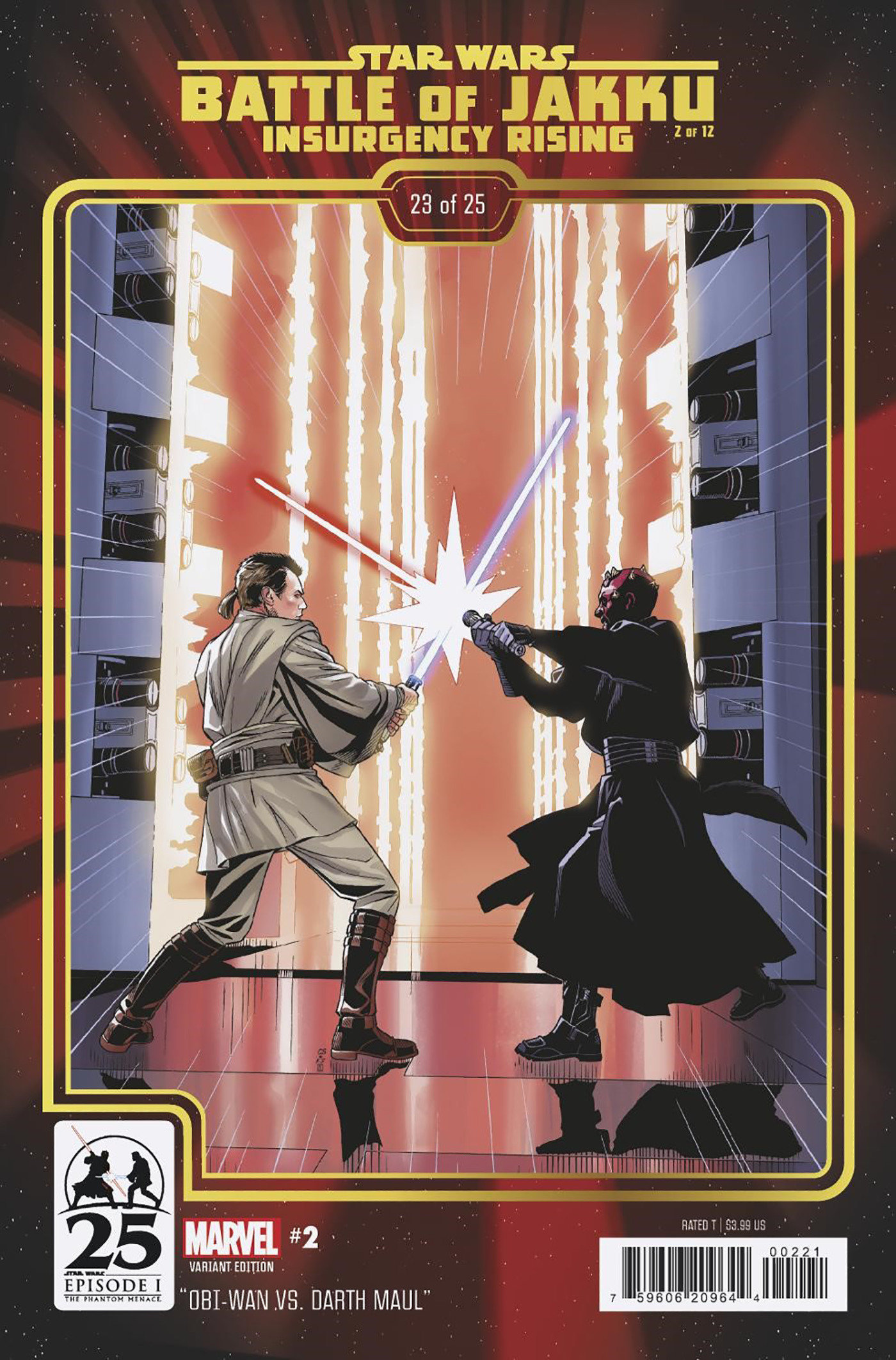 Star Wars: The Battle of Jakku #2 Insurgency Rising Chris Sprouse The Phantom Menace 25th Anniversary Variant