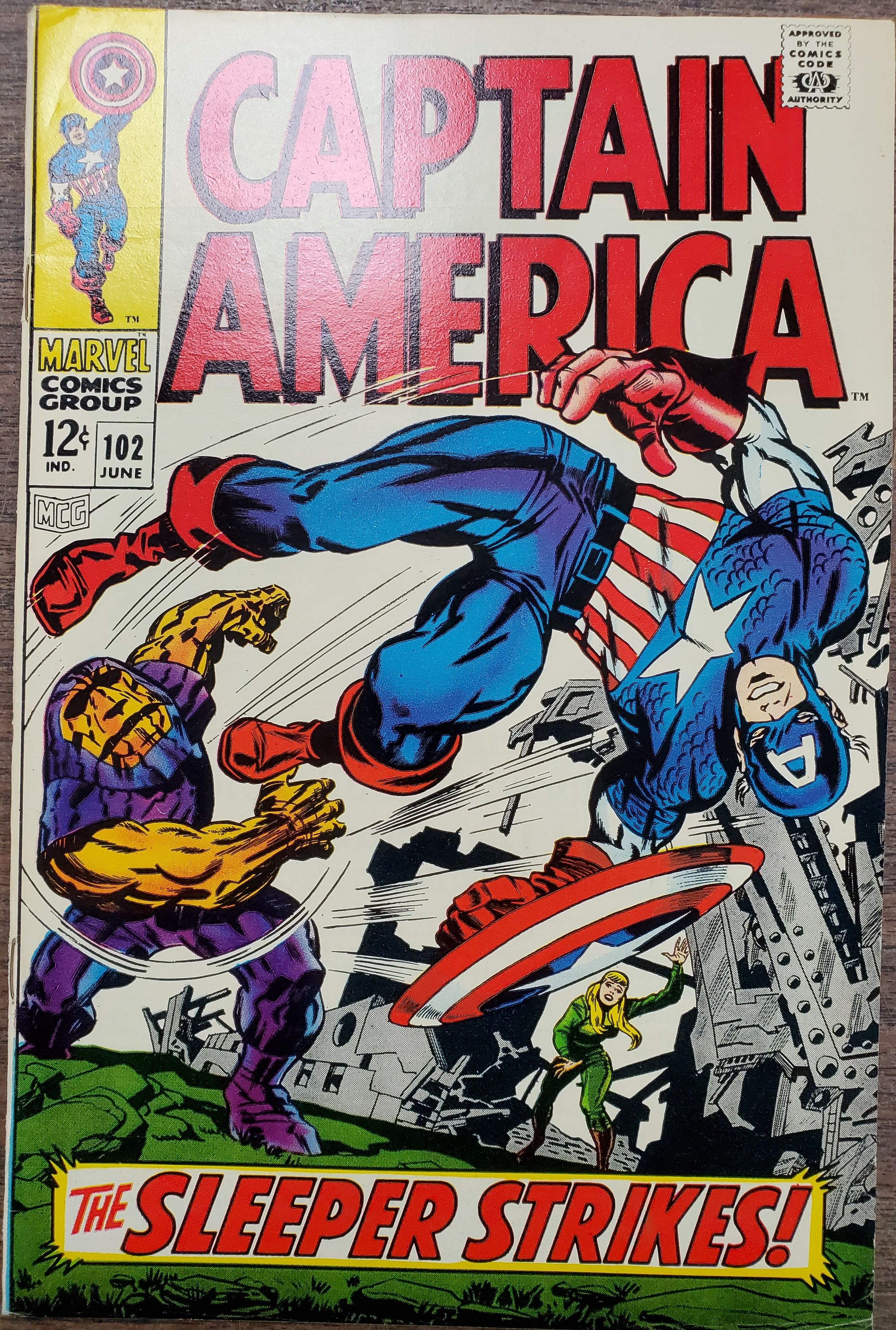 Captain America #102 (Marvel 1968)