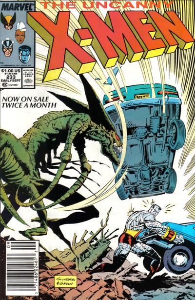 The Uncanny X-Men #233 [Newsstand] - Fn-