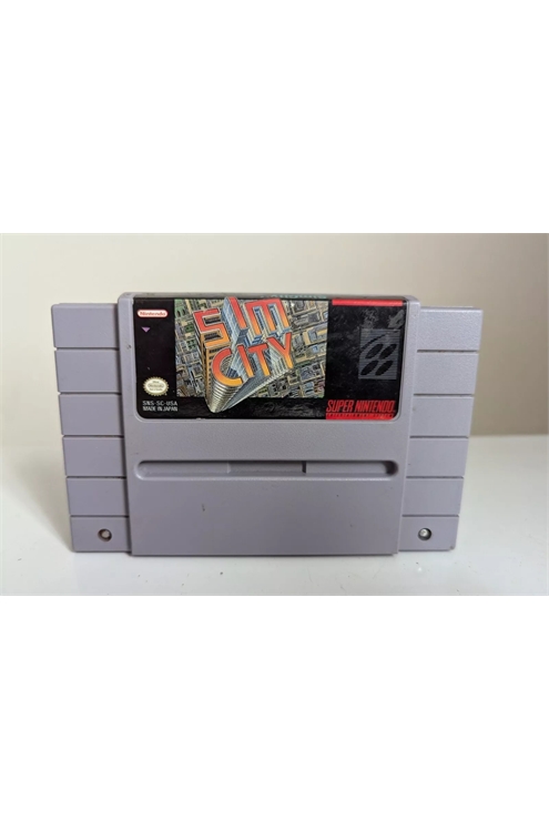 Super Nintendo Snes Sim City Cartridge Only Pre-Owned