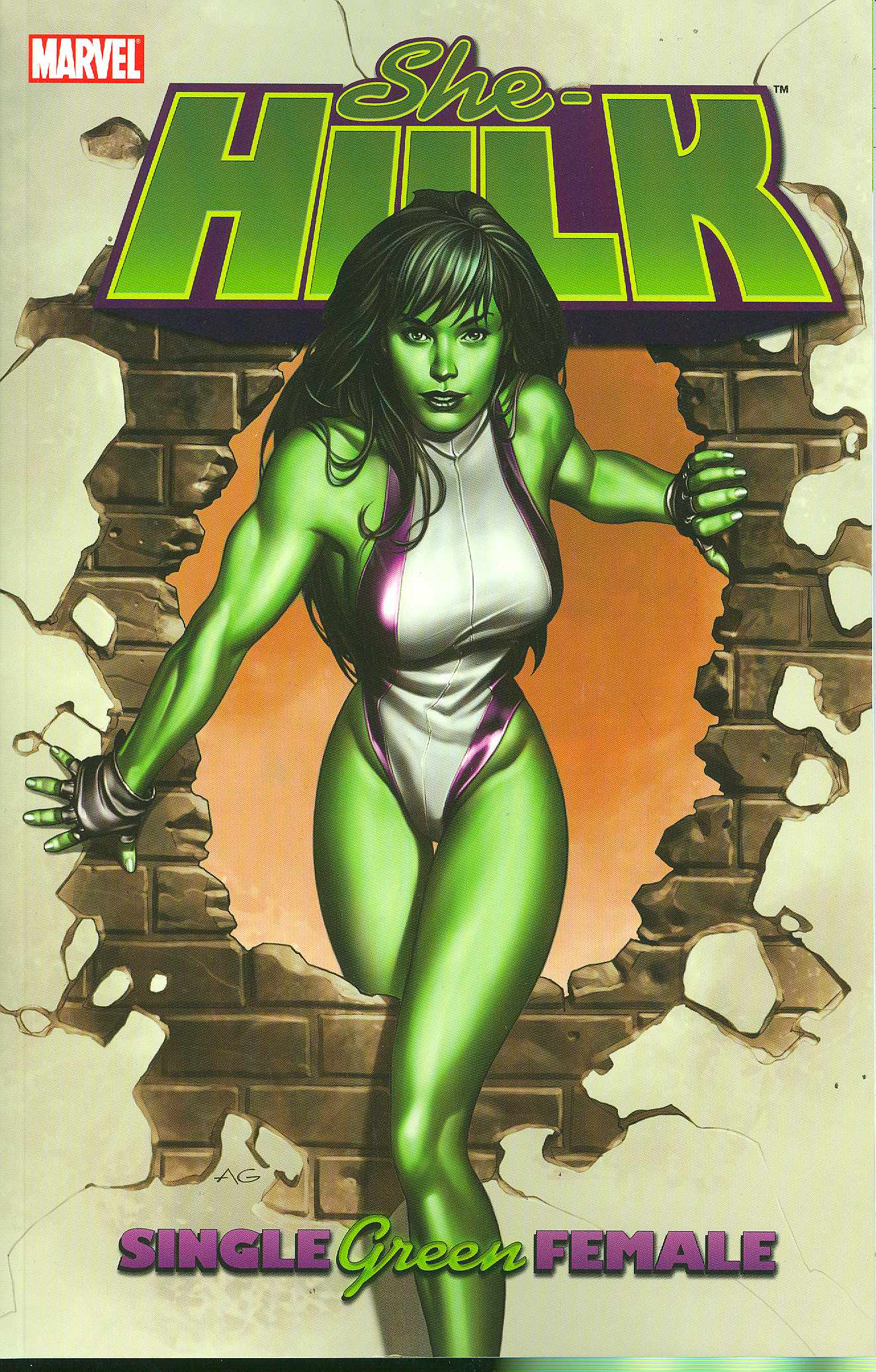 She-Hulk Graphic Novel Volume 1 Single Green Female