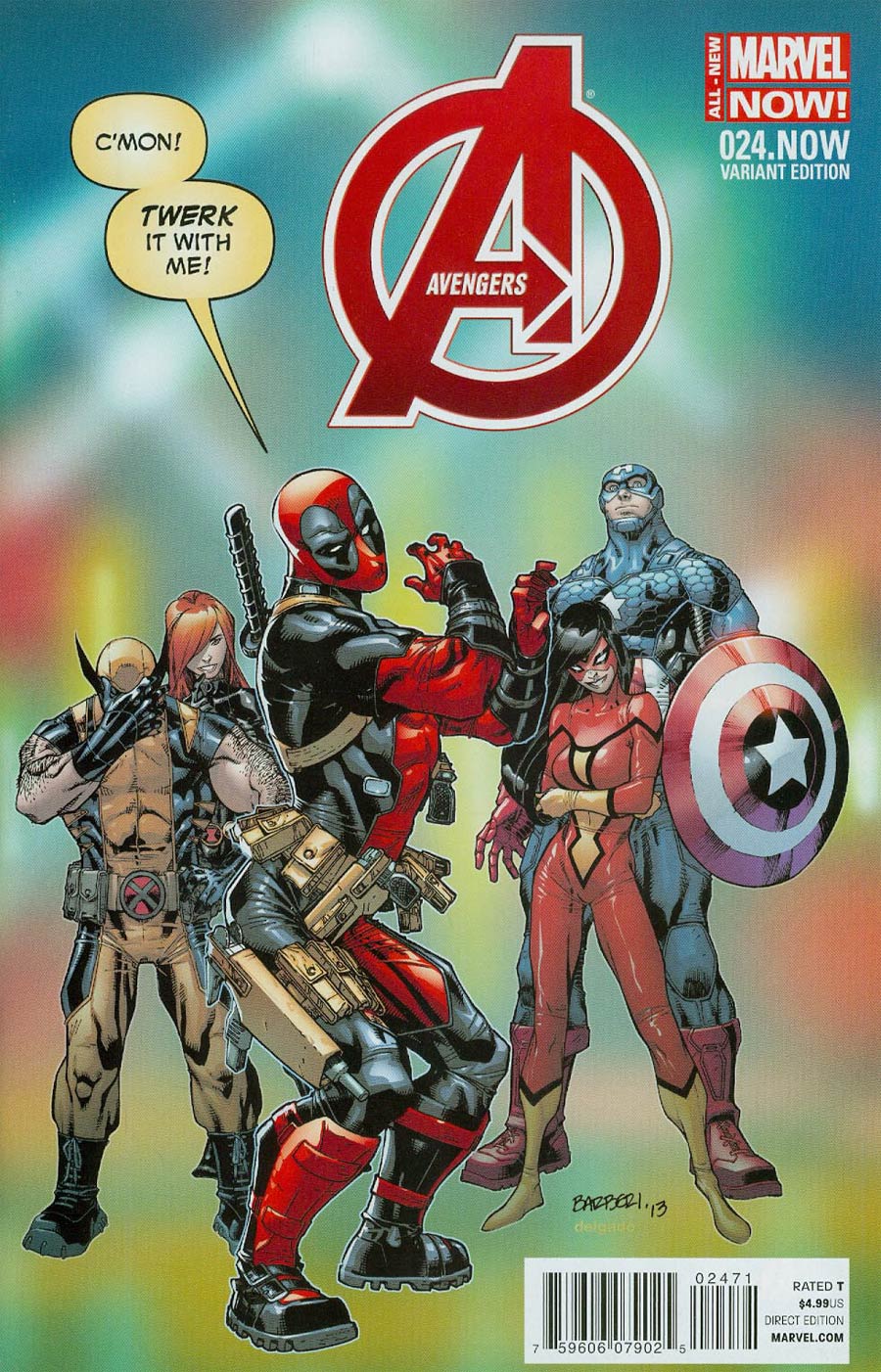 Avengers #24 (Barberi Deadpool Variant) (2012)