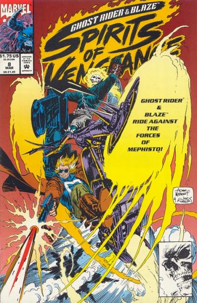 Ghost Rider / Blaze: Spirits of Vengeance #8 [Direct]-Fine (5.5 – 7)