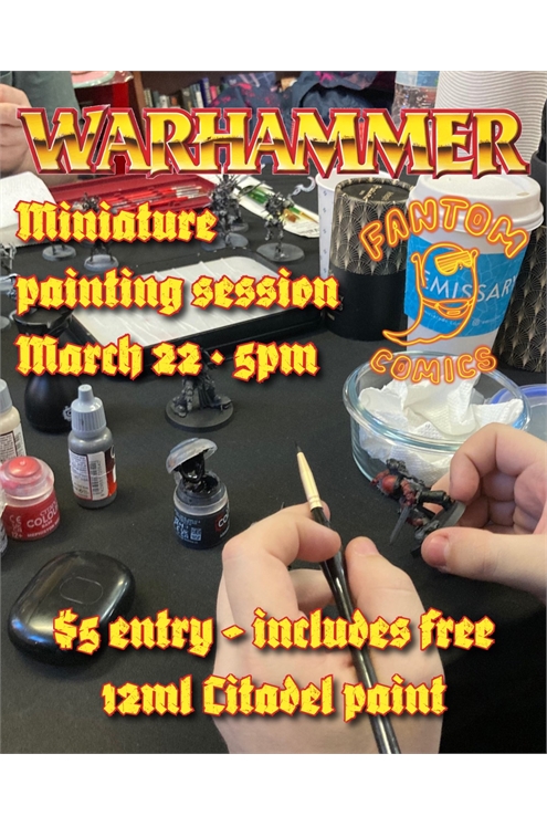 Warhammer Miniature Painting Session (March 22, 2025)