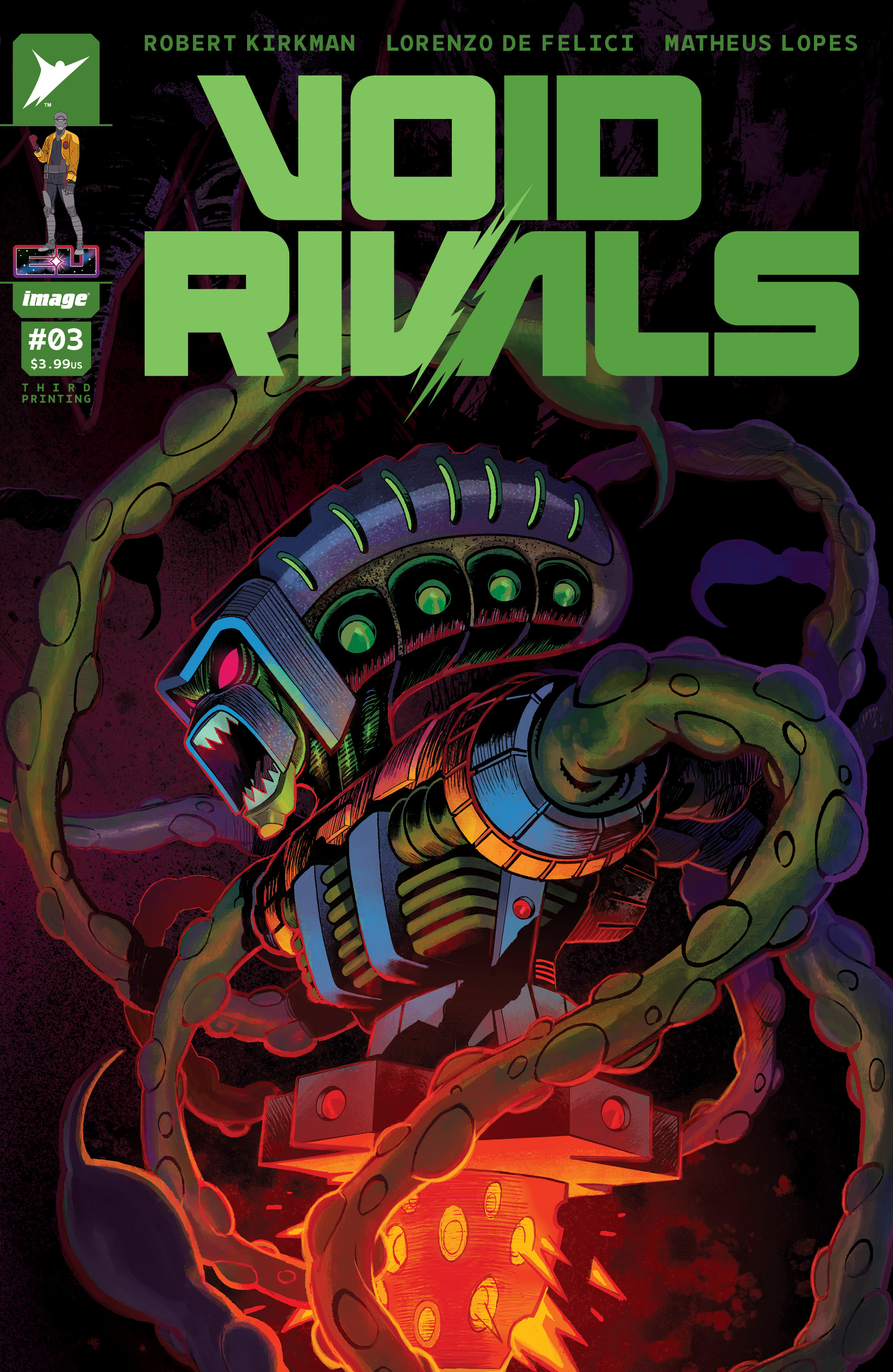 Void Rivals #3 Third Printing Flaviano Connecting Cover