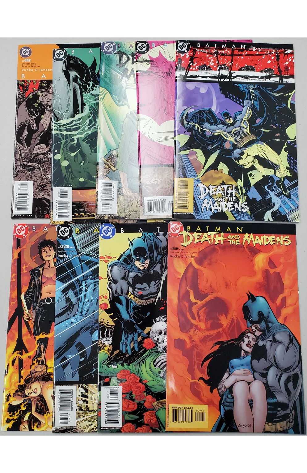 Batman Death And The Maidens #1-9 (DC 2003) Set