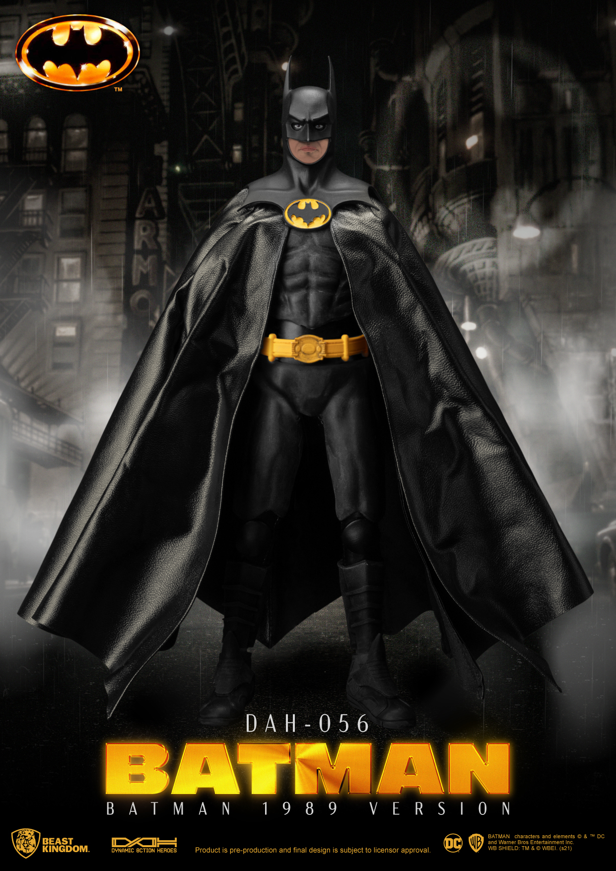 Batman 1989 Dah-056 Dynamic 8-Ction Heroes Batman Action Figure