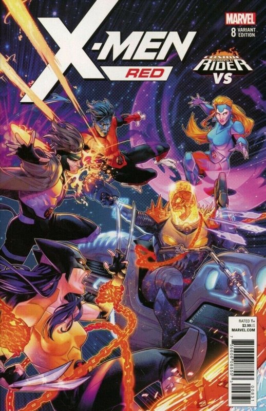 X-Men Red #8 Campbell Cosmic Ghost Rider Variant (2018)