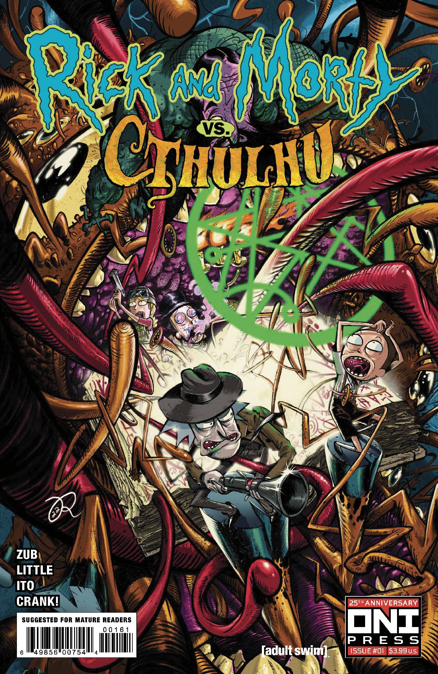 Rick and Morty Vs Cthulhu #1 Cover F Ryan Lee Variant (Mature) (Of 4)