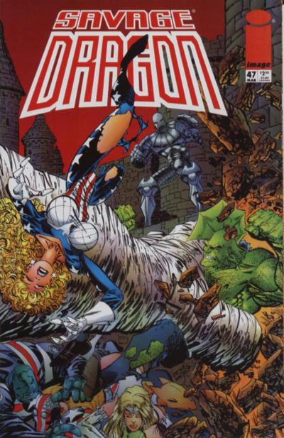 Savage Dragon #47-Fine (5.5 – 7) David Williams Pin-Up