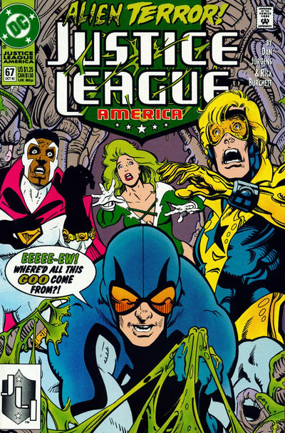 Justice League America #67 (1989) [Direct]-Fine (5.5 – 7)