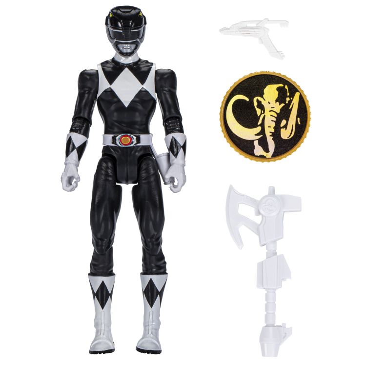 - Power Rangers Mighty Morphin Black Ranger Action Figure