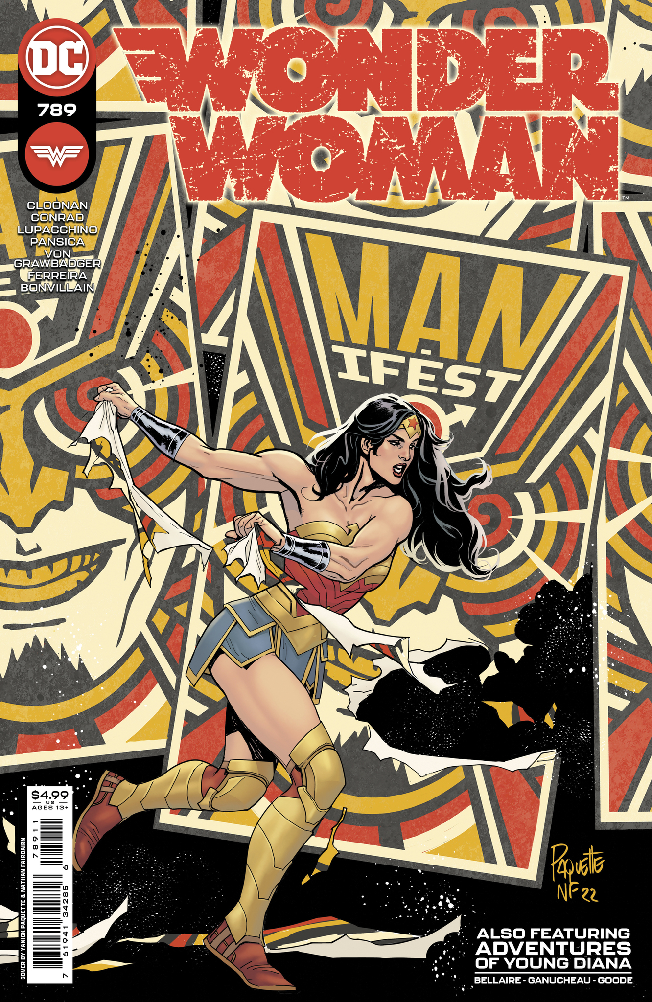 Wonder Woman #789 Cover A Yanick Paquette (2016)