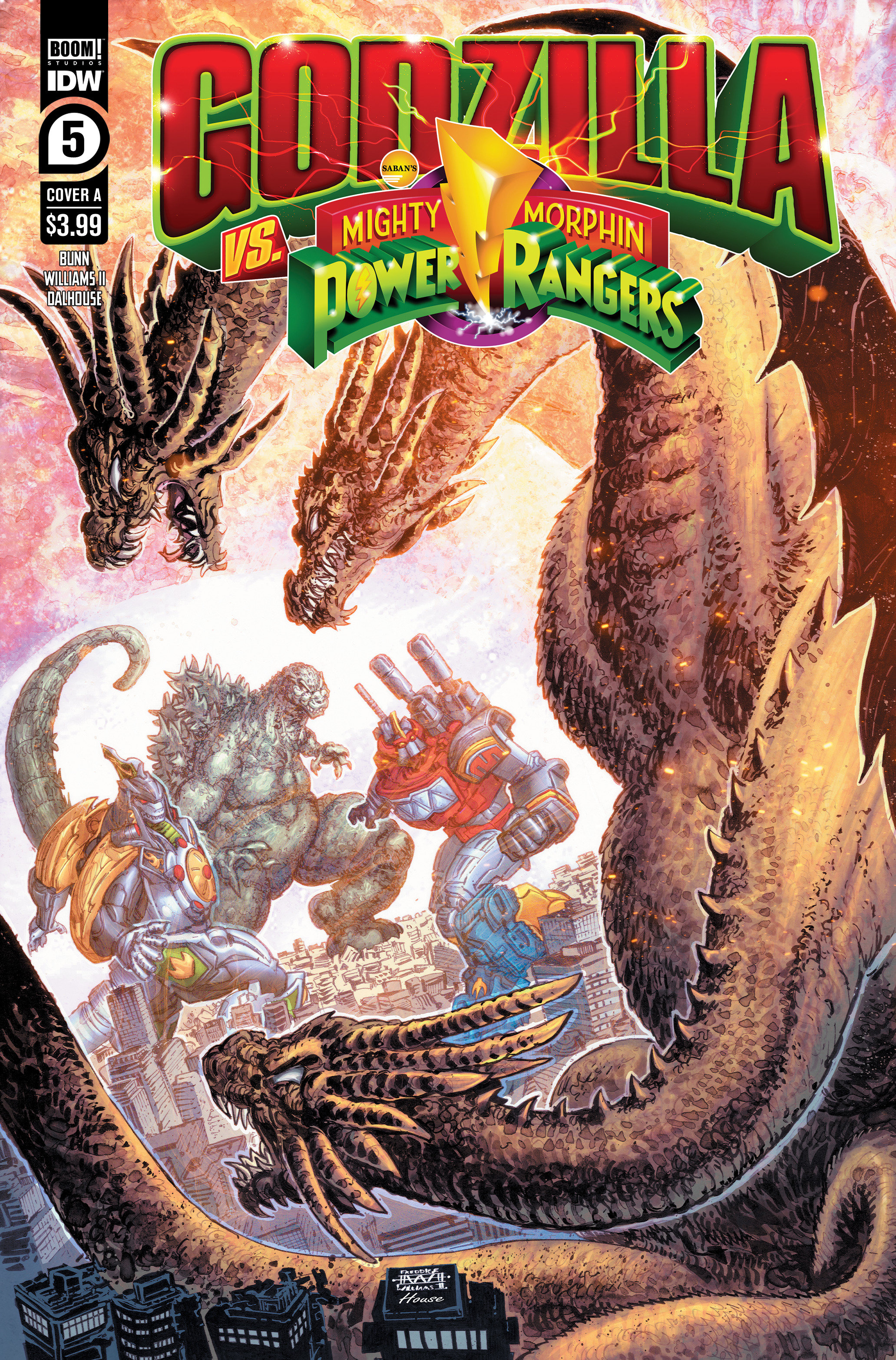 Godzilla Vs Power Rangers #5 Cover A Williams II