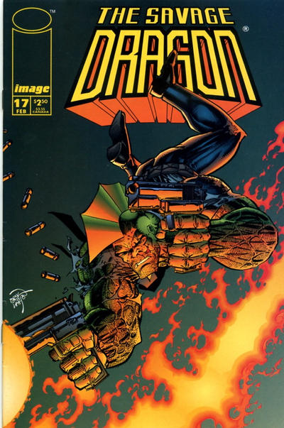 Savage Dragon #17 [Direct]-Fine (5.5 – 7)