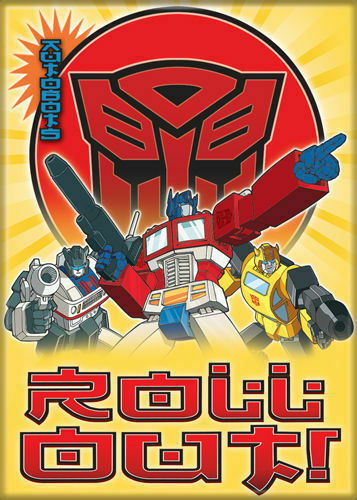 Transformers Autobots Group Rollout magnet