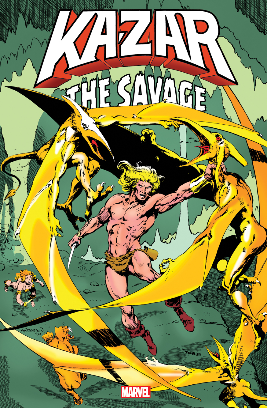 Ka-Zar Savage Omnibus Hardcover Anderson Action Direct Market Variant