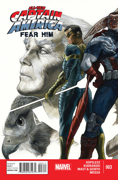 All-New Captain America: Fear Him #3-Fine (5.5 – 7)