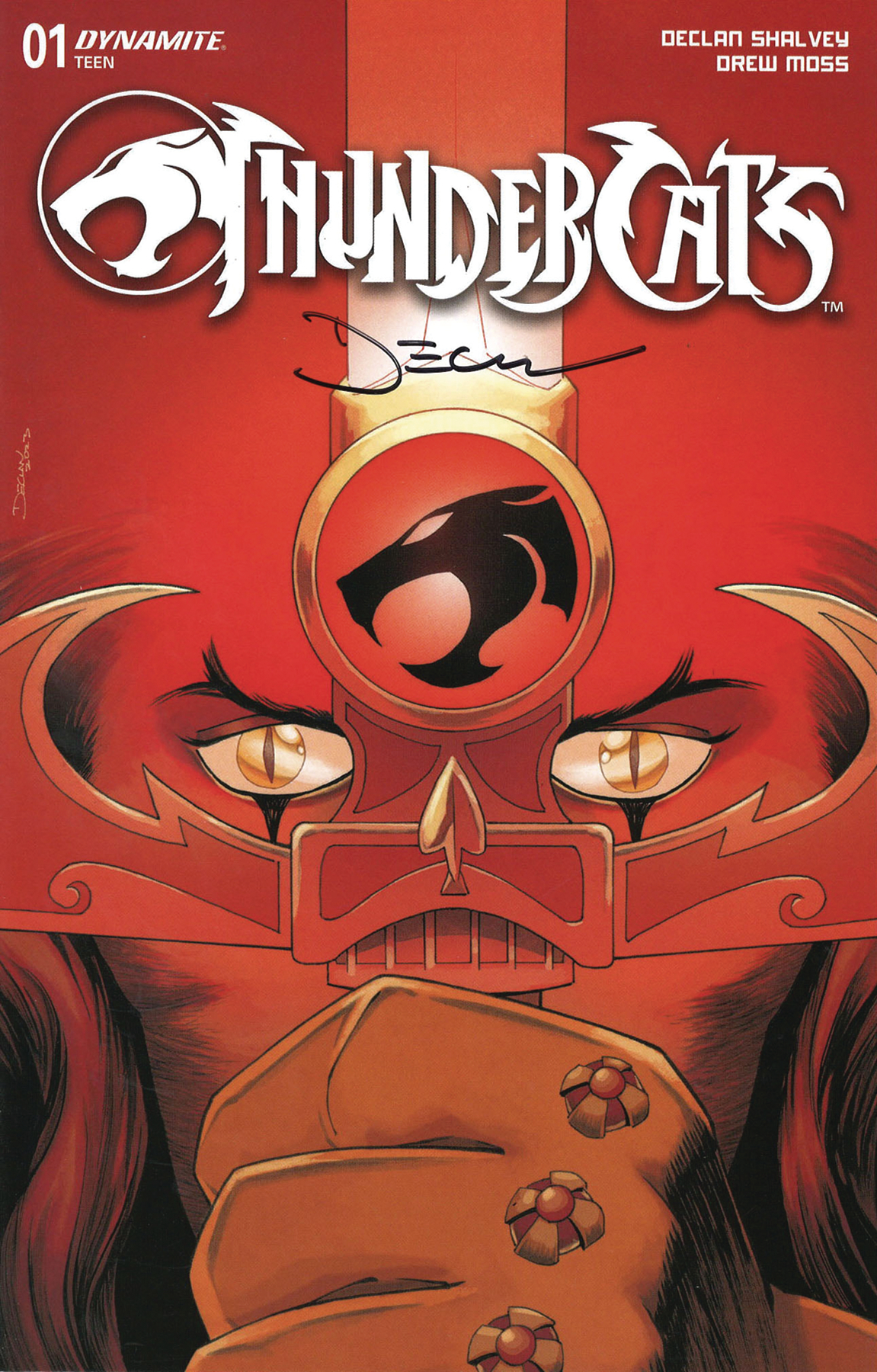 Thundercats #1 Shalvey Cover Shalvey Signed De Exclusive