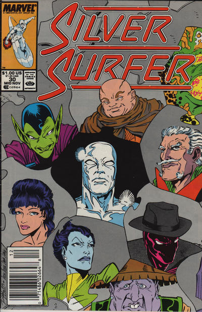 Silver Surfer #30 [Newsstand]-Fine (5.5 – 7)