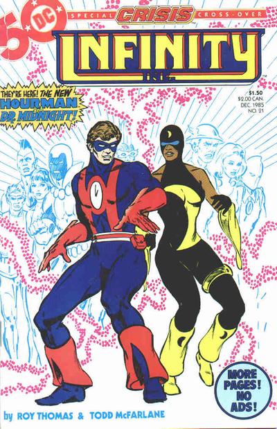 Infinity, Inc. #21-Very Good (3.5 – 5) 1st Appearance of Beth Chapel As Dr. Midnight, In Costume
