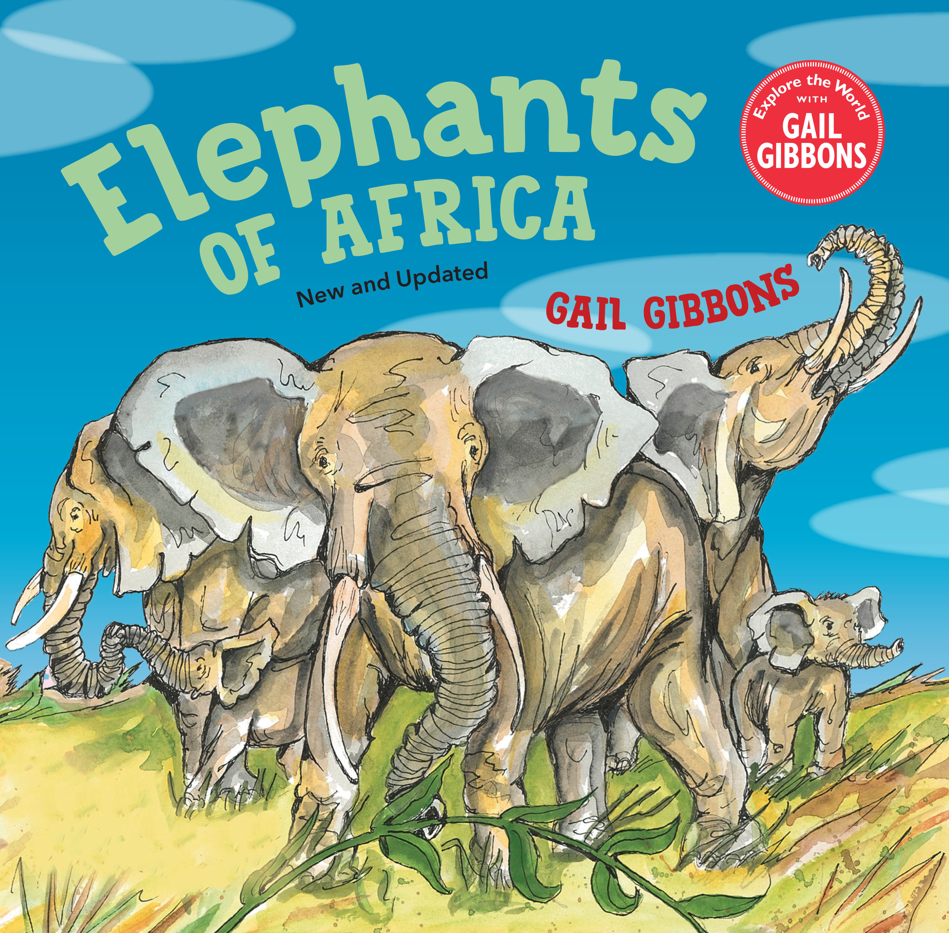 Elephants Of Africa (New & Updated Edition) (Hardcover Book)