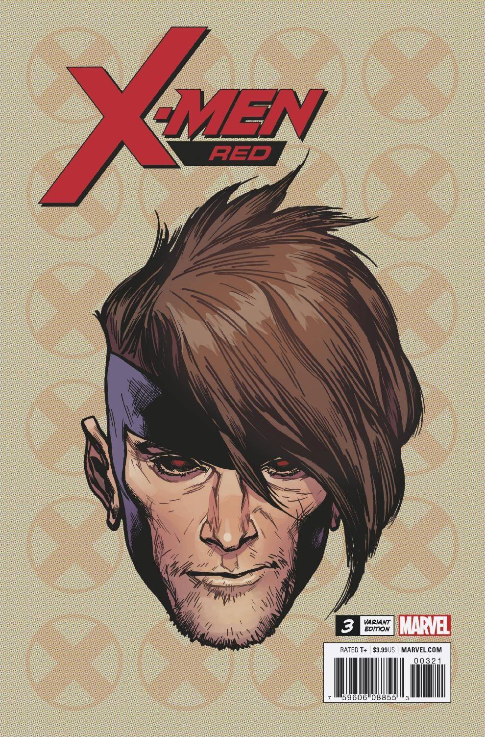 X-Men Red #3 Charest Headshot Variant Leg (2018)